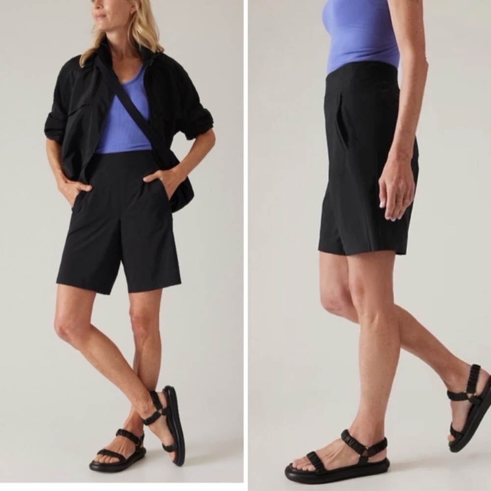 33. Athleta Brooklyn bermuda short black commuter work